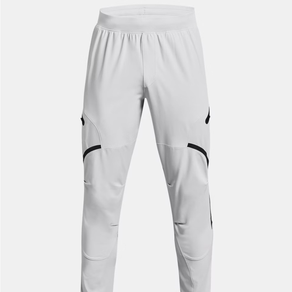 Under Armour unstoppable cargo pants, gray/black size large